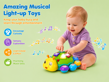Musical Baby Crawling Toy