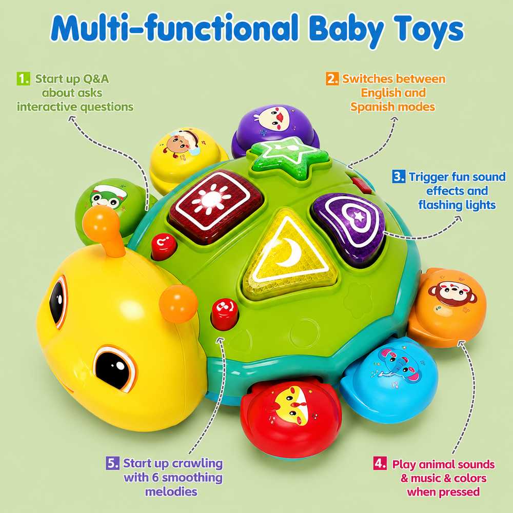 Musical Baby Crawling Toy