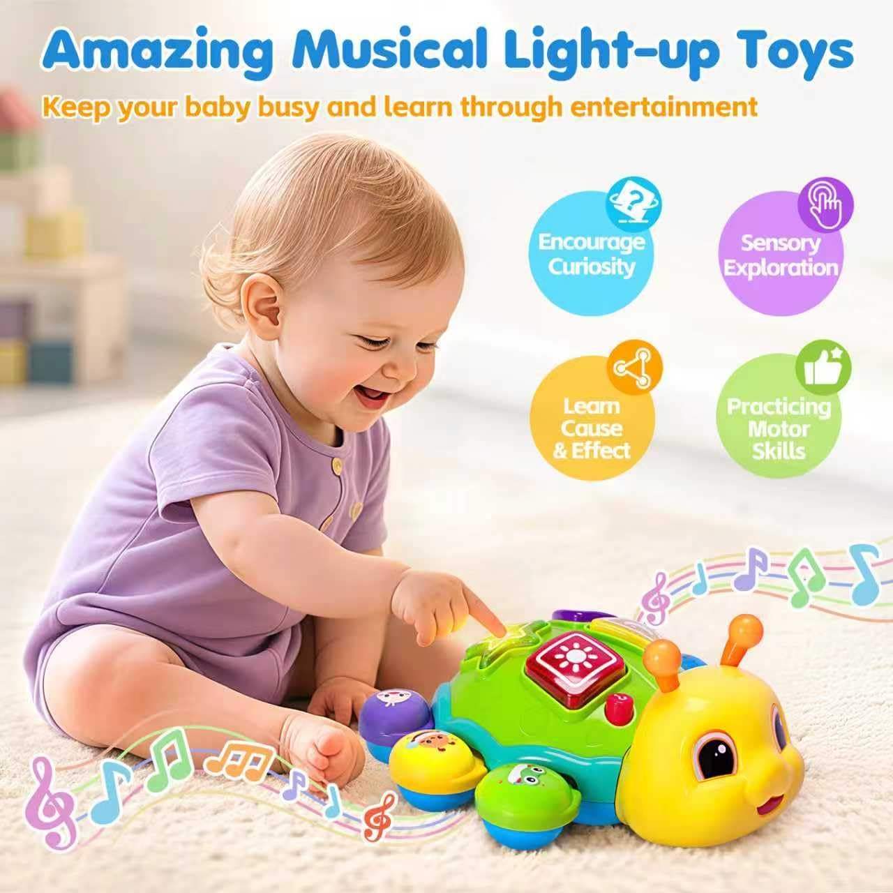 Musical Baby Crawling Toy