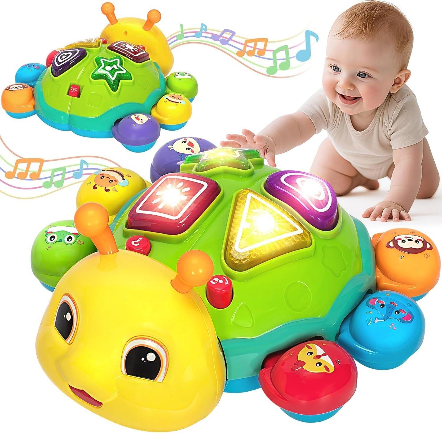 Musical Baby Crawling Toy